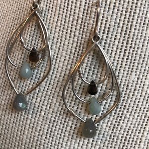Silpada 3 tier chandelier drop dangle earrings